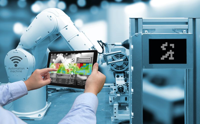 Displayeinsatz in der Industrie